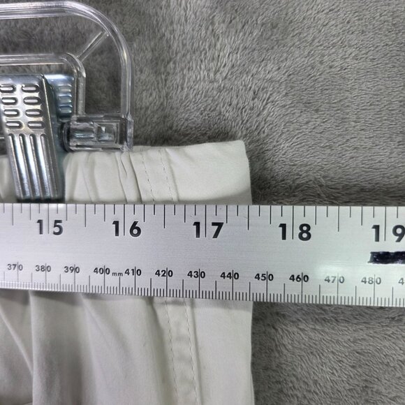 Womens Lou & Grey Loft White Drawstring Pants Lyocell Blend Stretch Size L - Picture 6 of 9